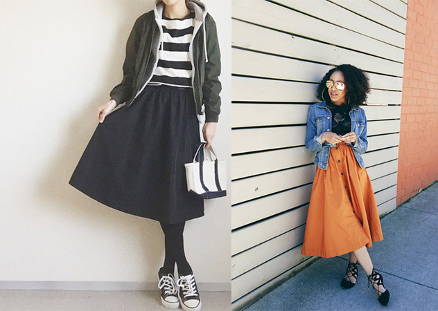 Midi Circle Skirt