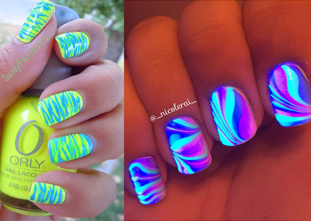 Fluorescent Nails