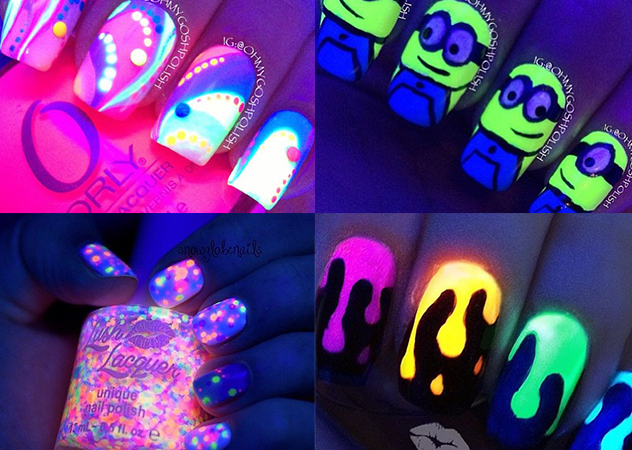 Fluorescent Nails