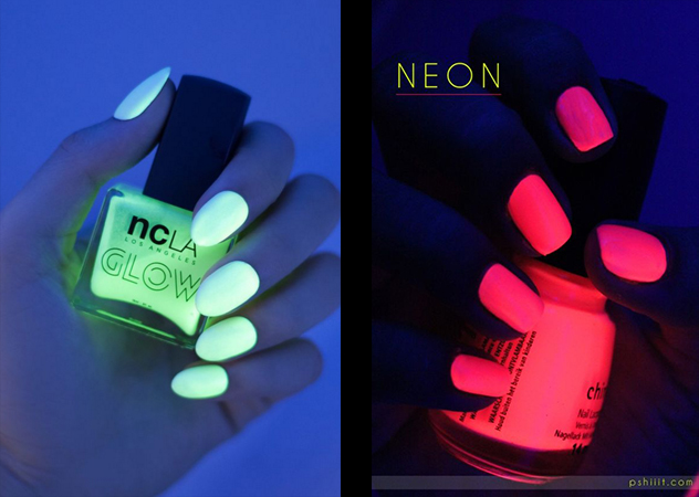 Fluorescent Nails