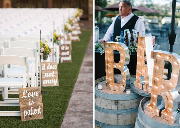 Outdoor wedding