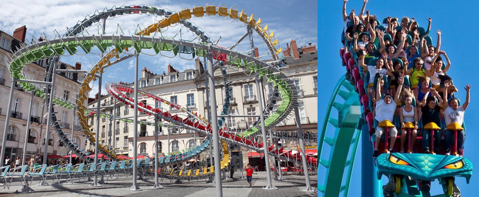 超夢幻五彩雲霄飛車，只能看不能玩