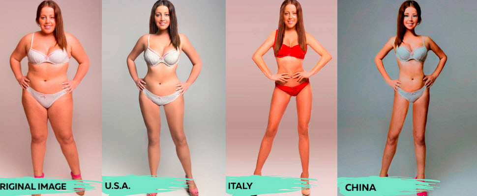 審美觀大不同！一張照片變出各國男人心目中的女神