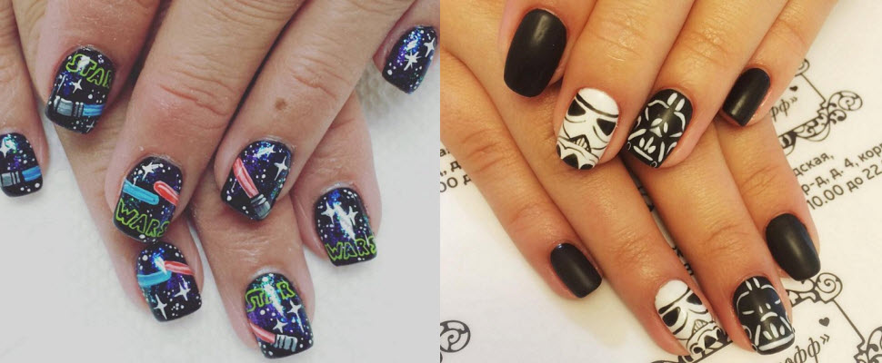 指彩搶搭星際熱，幫你的指甲穿上太空風衣裳吧～