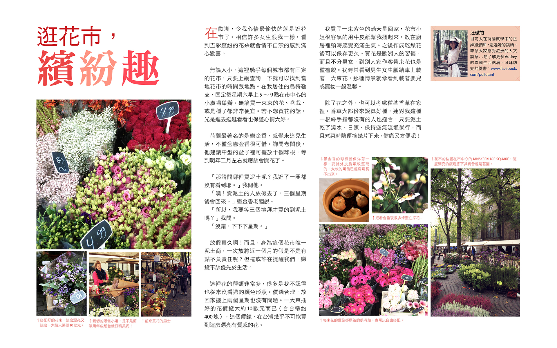 逛花市，繽紛趣