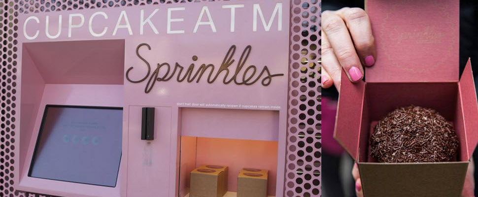 ATM新功能?! 不吐紙鈔吐新鮮的Cupcake｜美食推薦