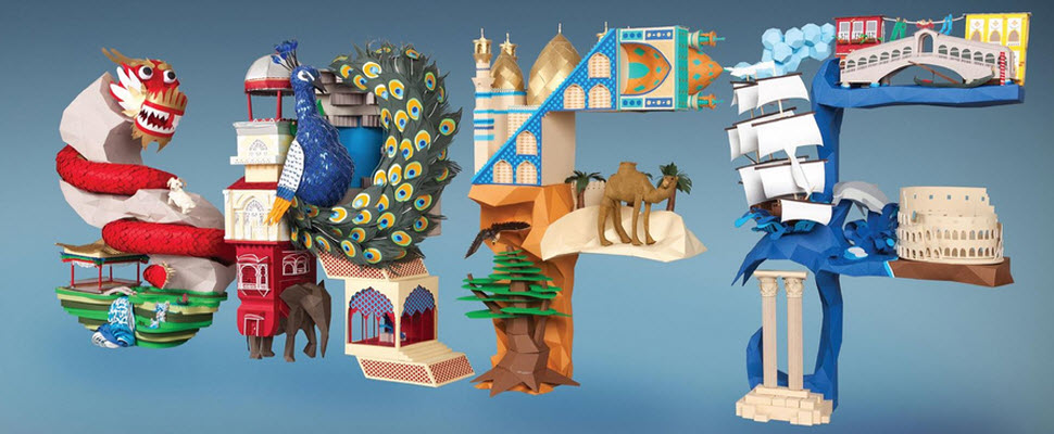 環遊世界不用等，紙雕藝術帶你探索各地風情