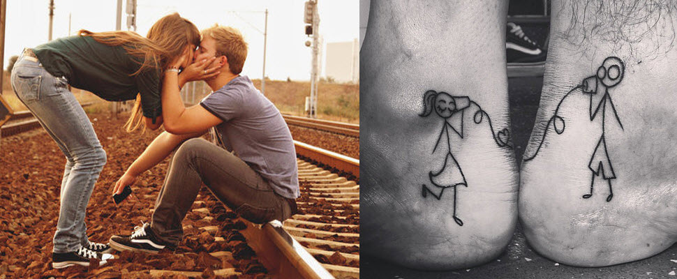 情侶刺青玩創意，就是想要隨時隨地都放閃