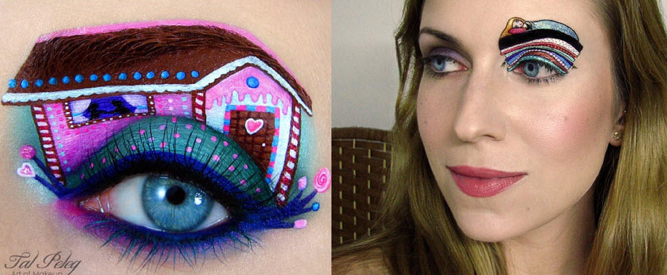 她的眼妝超迷人，迪士尼公主都忍不住在上頭舞動了！