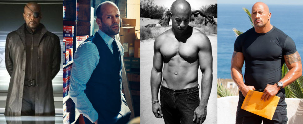 光頭魅力無法擋，盤點好萊塢超夯光頭男星！