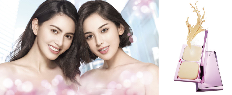 粉底液濃縮而成的粉餅，輕盈服貼不脫妝