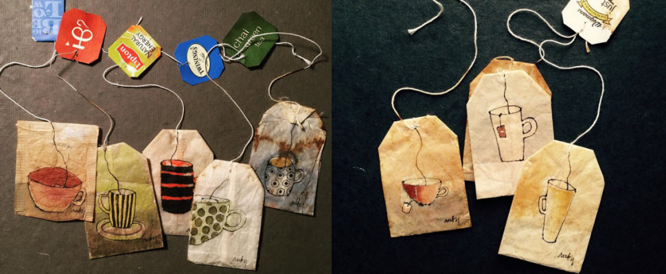 別再用文字記錄每一天，現在用茶包當日記才叫酷！