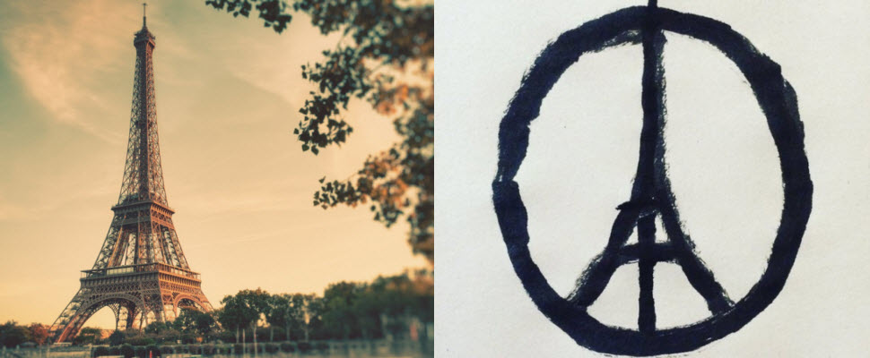 Pray for Paris，你知道這個圖案背後的小故事嗎？