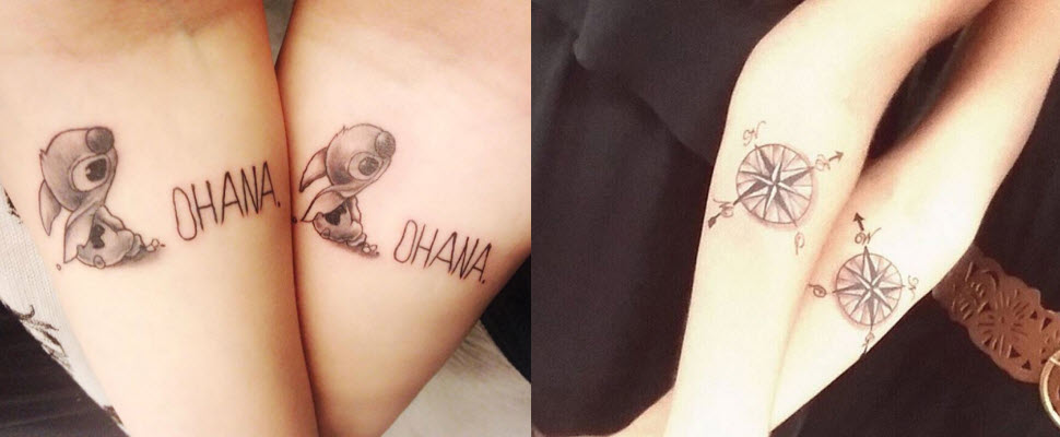 就是要用特別的方式見證友情，專屬「BFF」的刺青出爐囉～