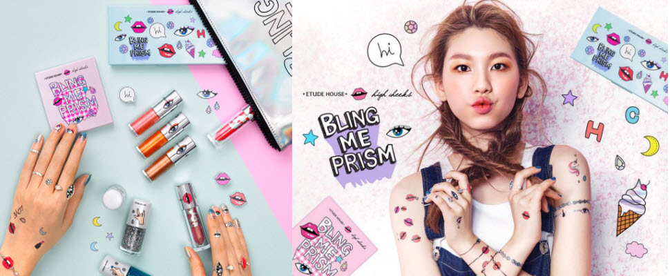 閃亮大眼x艷麗紅唇，化身成時尚的韓國俏妞