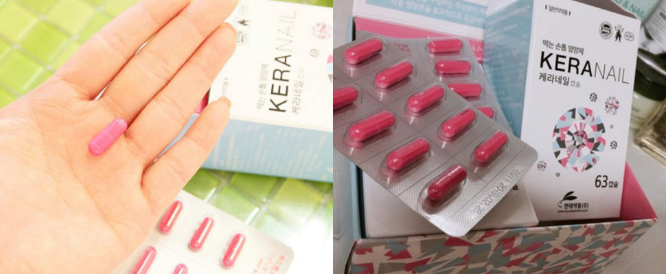 每天一顆紅膠囊，讓你的指甲晶光閃閃～