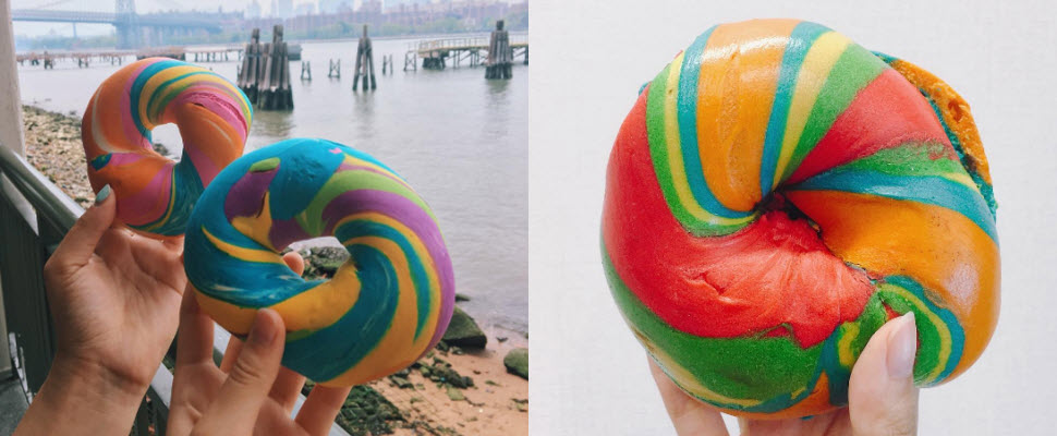 讓紐約女孩瘋狂的彩虹貝果來囉～為期一個月的快閃，請好好把握！