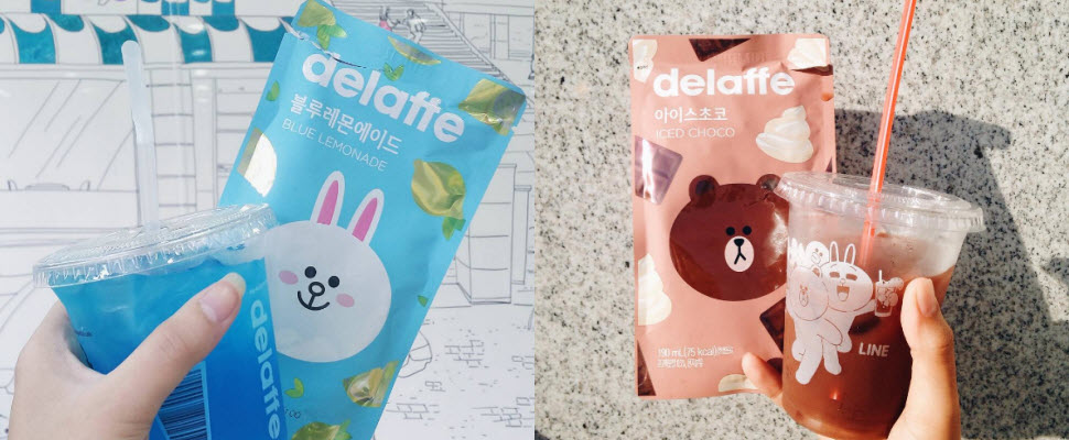 天啊~怎麼這麼可愛？今年夏天就用LINE Friends袋裝飲料消暑吧！