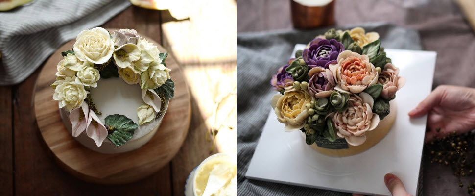 女孩最喜歡沉浸在花花世界，超唯美花朵蛋糕登場囉～