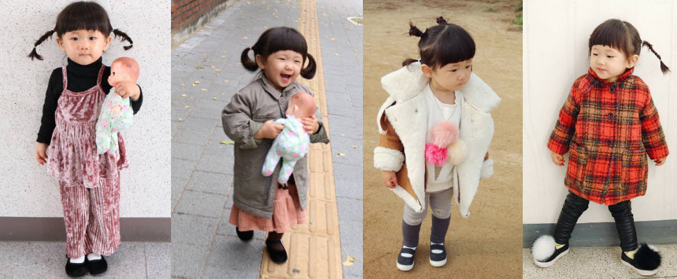 誰說只有大眼女娃才可愛，單眼皮女孩也是很惹人愛的