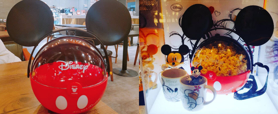 熊大爆米花桶有什麼了不起！韓國電影院再放火，推出米奇爆米花桶～