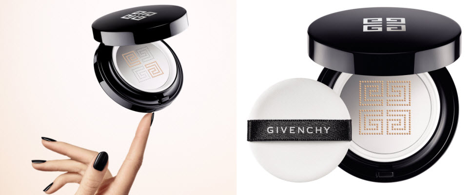 貴婦化妝包一定有，GIVENCHY氣墊粉餅成必備時尚配件！