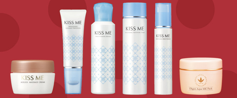 農曆春節換膚好時機，KISS ME讓你輕鬆擁有美白透亮肌～