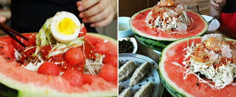 冷面x西瓜，今年夏天最消暑的料理，光看照片就胃口大開囉～｜美食推薦