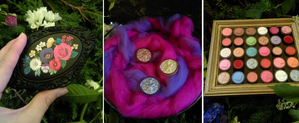 超可愛！磁吸式的眼妝盤，隨意搭配自己喜歡的眼影和唇膏！