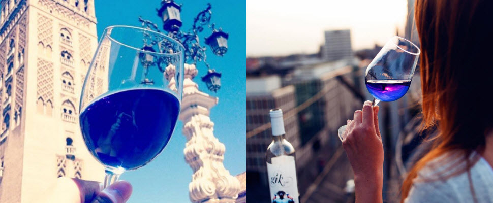 誰說葡萄酒一定是紅色？BLUE WINE將顛覆你的想法！