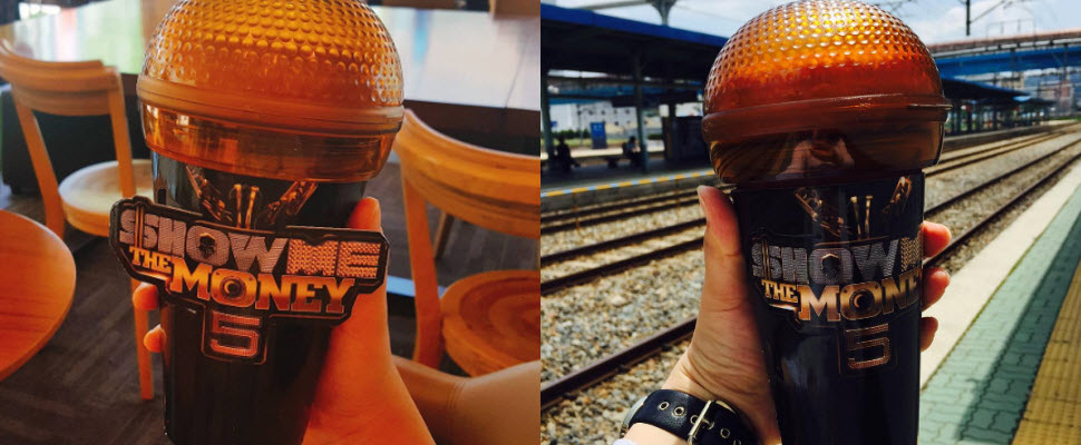 開唱囉～麥克風飲料一到手就先來一曲吧！