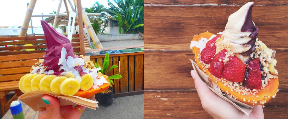 冰淇淋穿上水果裝，吃起來更消暑喔～