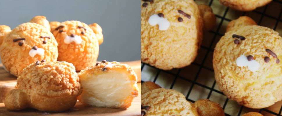 跟著韓妞一起當賢妻良母，自己動手做超萌泡芙！