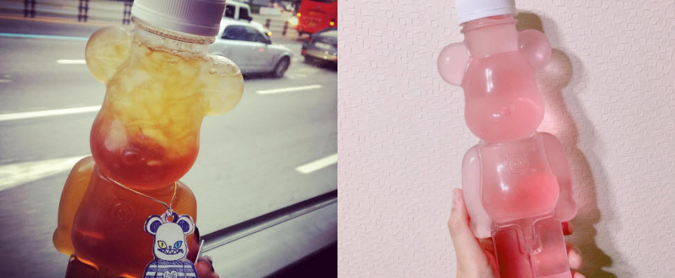 穿著有型不一定吸睛，但邊走邊喝小熊瓶回頭率一定變高！