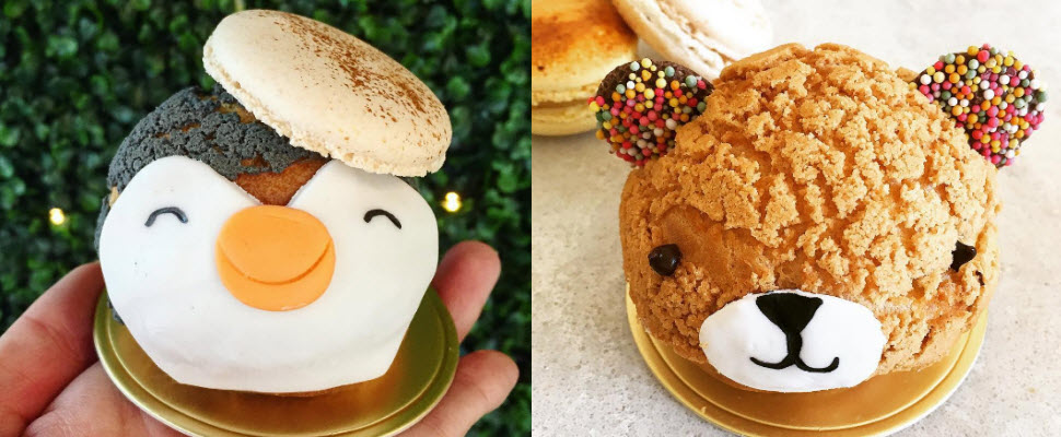 超可愛動物泡芙，讓人捨不得吃啊~