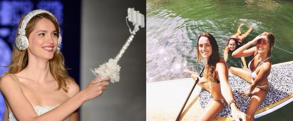 超強自拍棒誕生，自動伸縮燈光電風扇應有盡有~