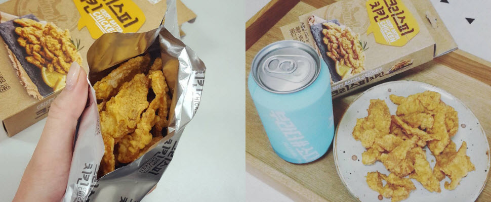 害怕吃炸雞怒弄髒手嗎?韓國雞肉乾燃燒你的炸雞魂