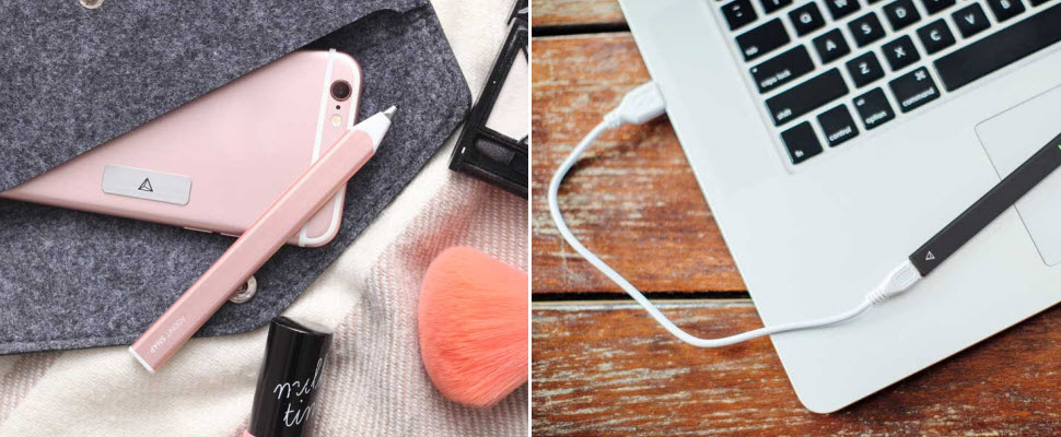 拍照不用再把手舉高了，全世界第一支可遙控拍照的觸控筆登場～