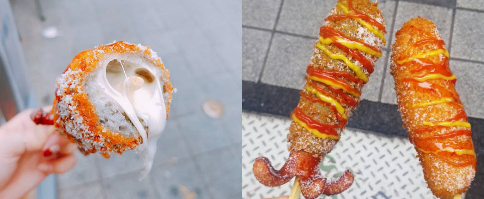 起司控看過來！這款熱狗超誘人，內餡起司牽絲完全斷不了～