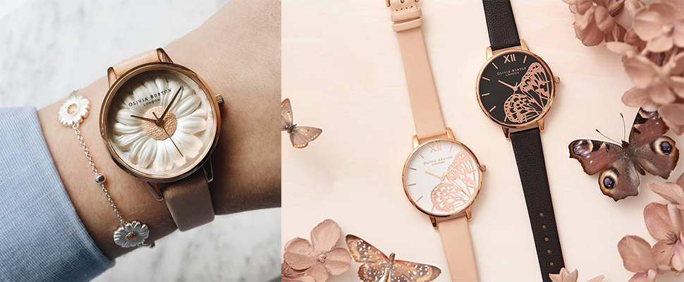 屬於妳的花漾時刻，新女神代表「Olivia Burton Watches」，點綴春日穿搭，讓妳仙氣破表