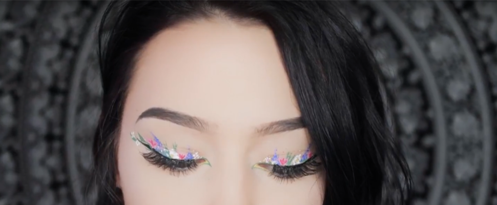 盛開在眼睛的花園！今年春夏最浪漫的眼妝就這樣化