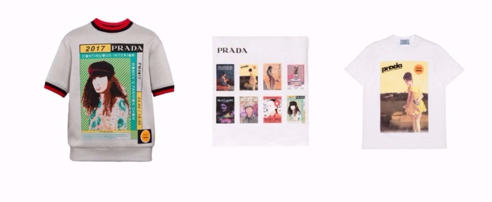 PRADA也出潮T，「post girl」系列把海報穿上身