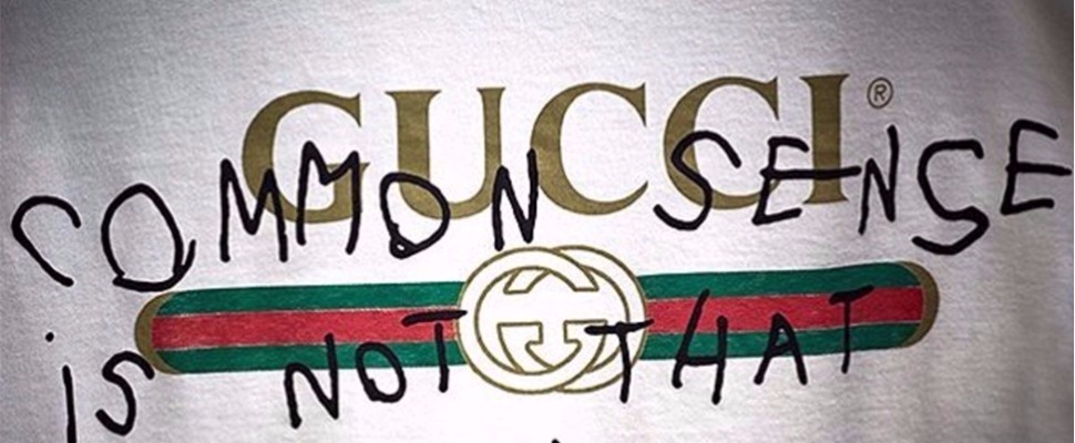 這不是小屁孩亂寫字～GUCCI聯名塗鴉系列，時尚到無言