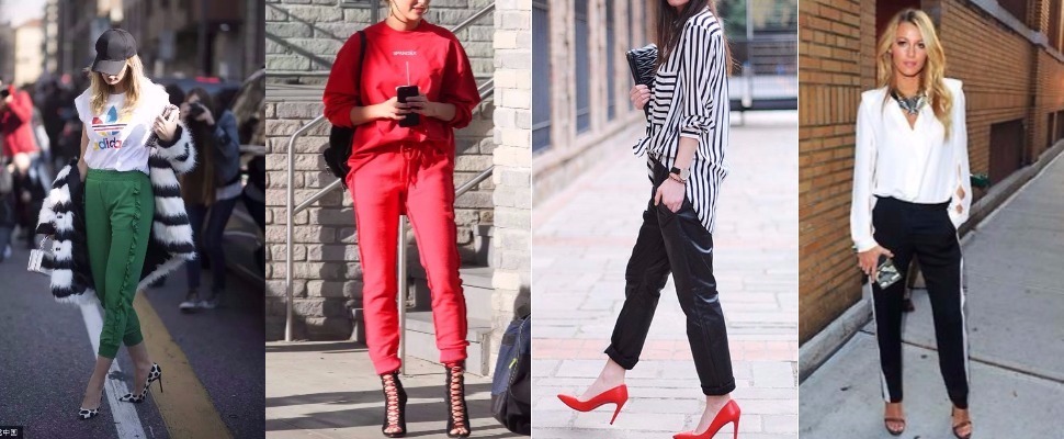 來一條「運動縮口褲」，搭出隨興不隨便的街拍潮人氣勢