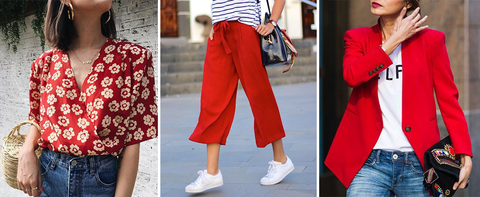穿搭沒重點？加件「紅色單品」整個人立馬亮起來！