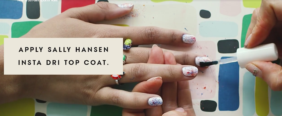 「一支牙刷＋一個好姊妹」，10分鐘搞定當紅潑墨甲彩！