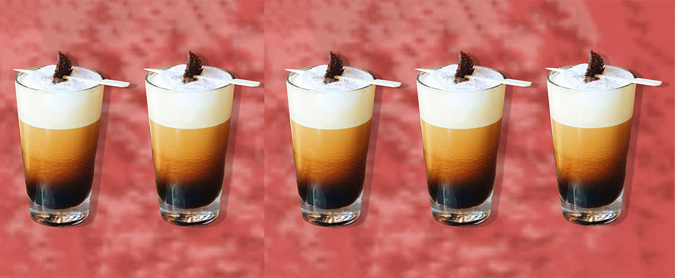 咖啡啤酒MIX牛肉串，美國星巴克新奇飲品據說很涮嘴～