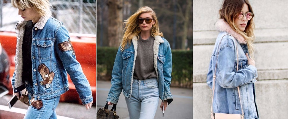 冬天還想繼續穿丹寧外套？潮人告訴妳翻出一圈毛最時髦～