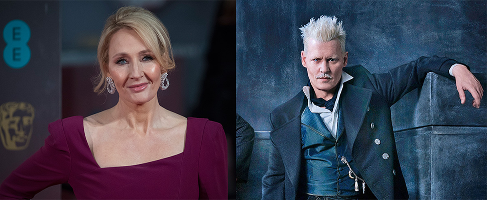 JK羅琳力挺強尼戴普《怪獸2》不換角，暗示「家暴事件有人在搞鬼」！