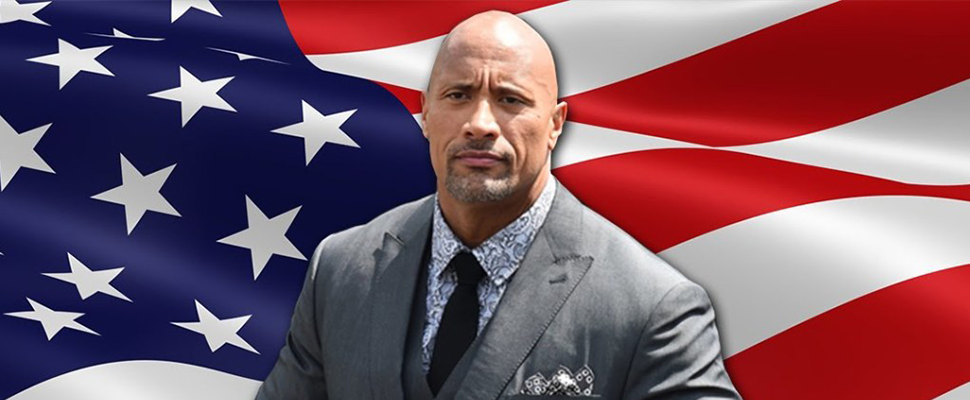 連「酸普」都能當總統了，巨石強森宣布：「2024投我一票！」